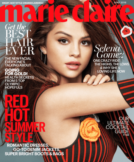 Selena Gomez Stuns On The Cover Of Marie Claire June 2016 Issue