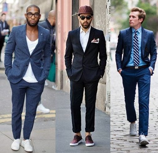 casual shoes to wear with a suit