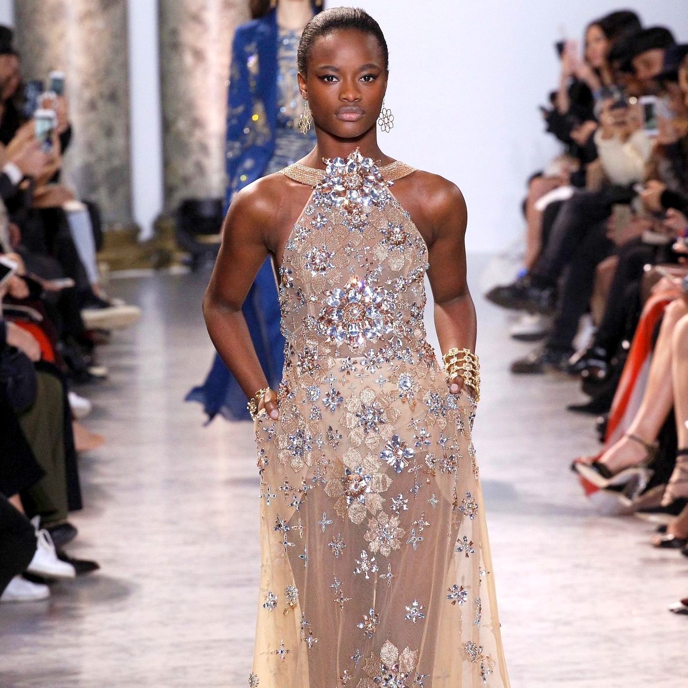 Nigeria's Golden Girl Mayowa Nicholas Struts Her Stuff at Couture ...