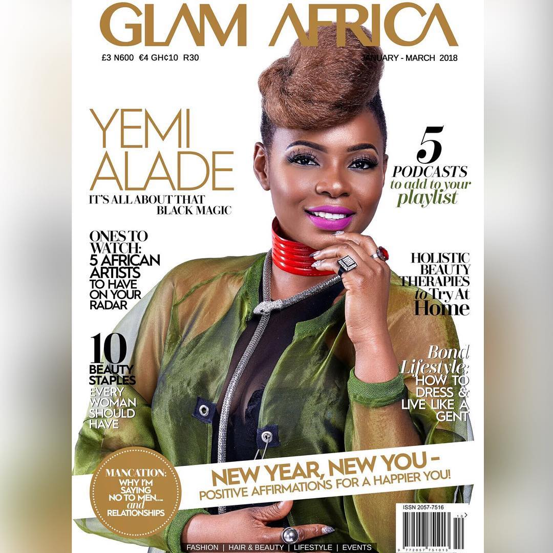 YEMI ALADE Is Serving 'Black Magic' In Interview Shoot With Glam Africa