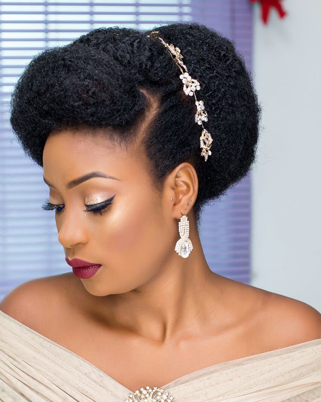 Beautiful Natural Hairstyle Ideas For Bride The Lagos Stylist