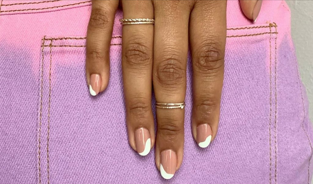 nail-trends-fall-2019-french-manicure-modern-cool-unique-style-rave
