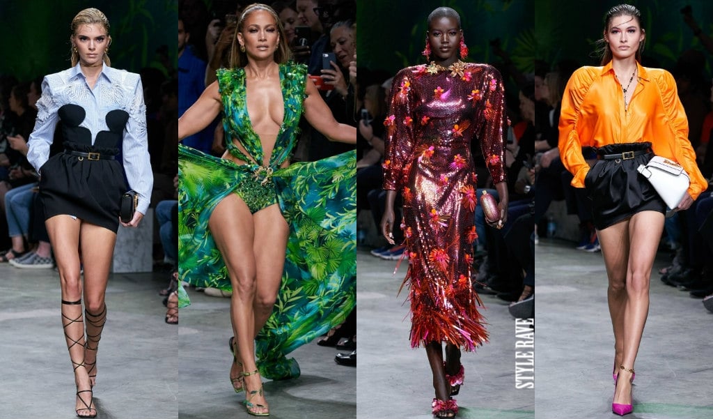 Jennifer Lopez Breaks The Internet Again In A Versace Dress MFW SS20