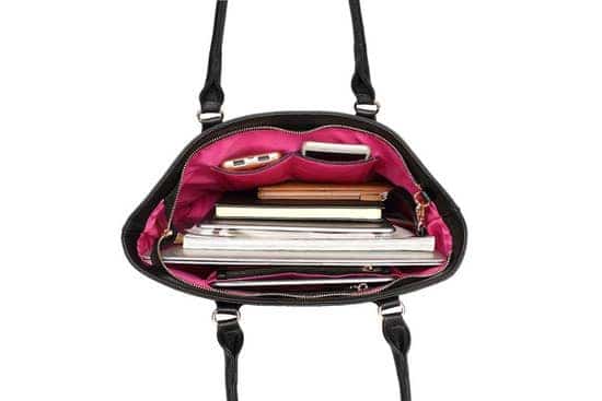 Lydia Vegan Leather Classic Tote Handbag