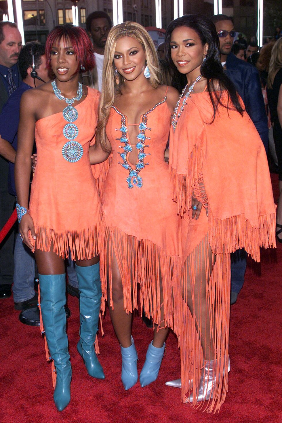 chic cowboy mtv vmas the-evolution-of-beyonce’s-style:-from-the-bootylicious-singer-to-the-homecoming-queen