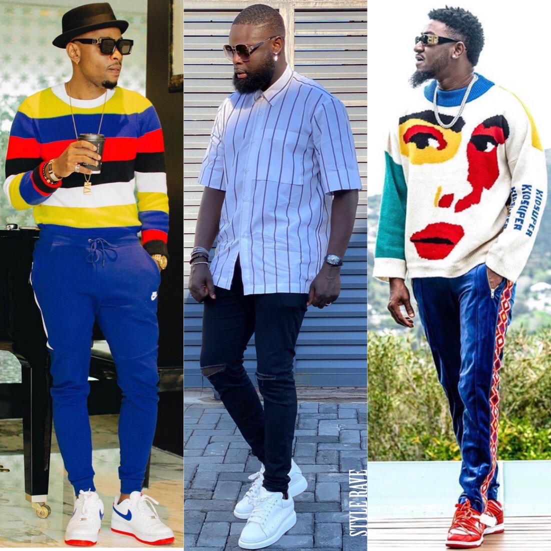 African Men S Fashion Last Week Celebrities Embraced Bright Colours