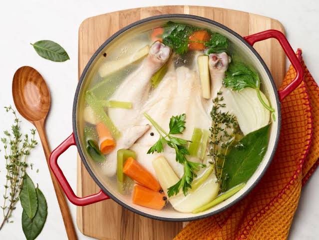 Chicken broth soup recipe 