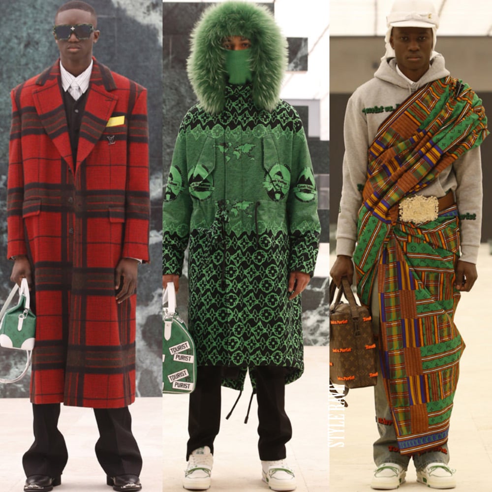 Louis Vuitton's Virgil Abloh showcases men in dresses and skirts, Virgil  Abloh