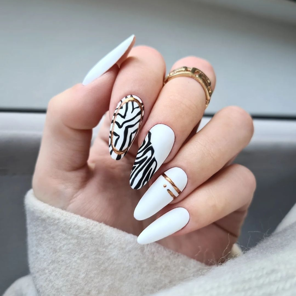 White Nail Art Designs 2023 - 35 Of Our Favourite Styles