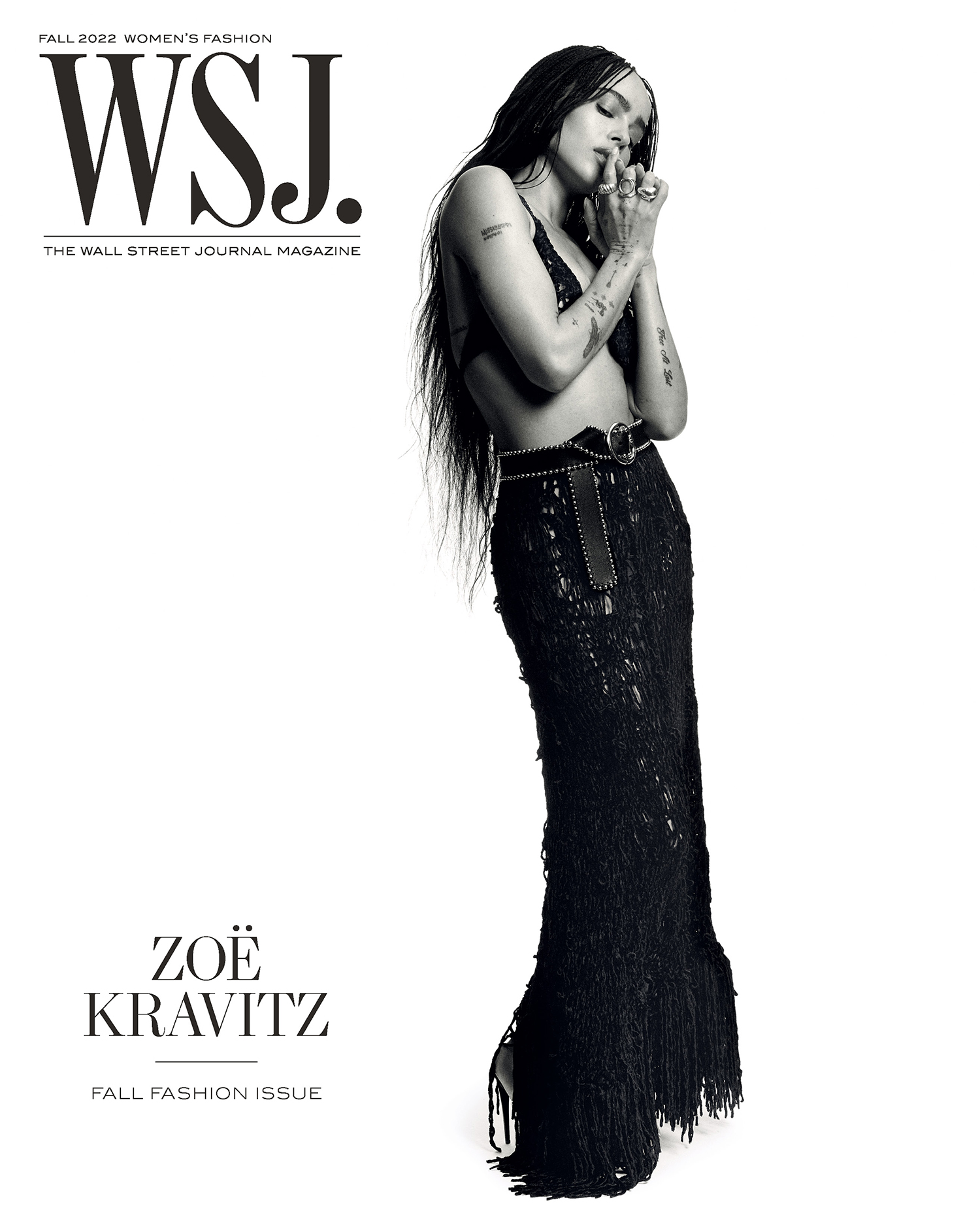 Zoe Kravitz Covers WSJ. Magazine’s Fall Women’s Fashion Issue