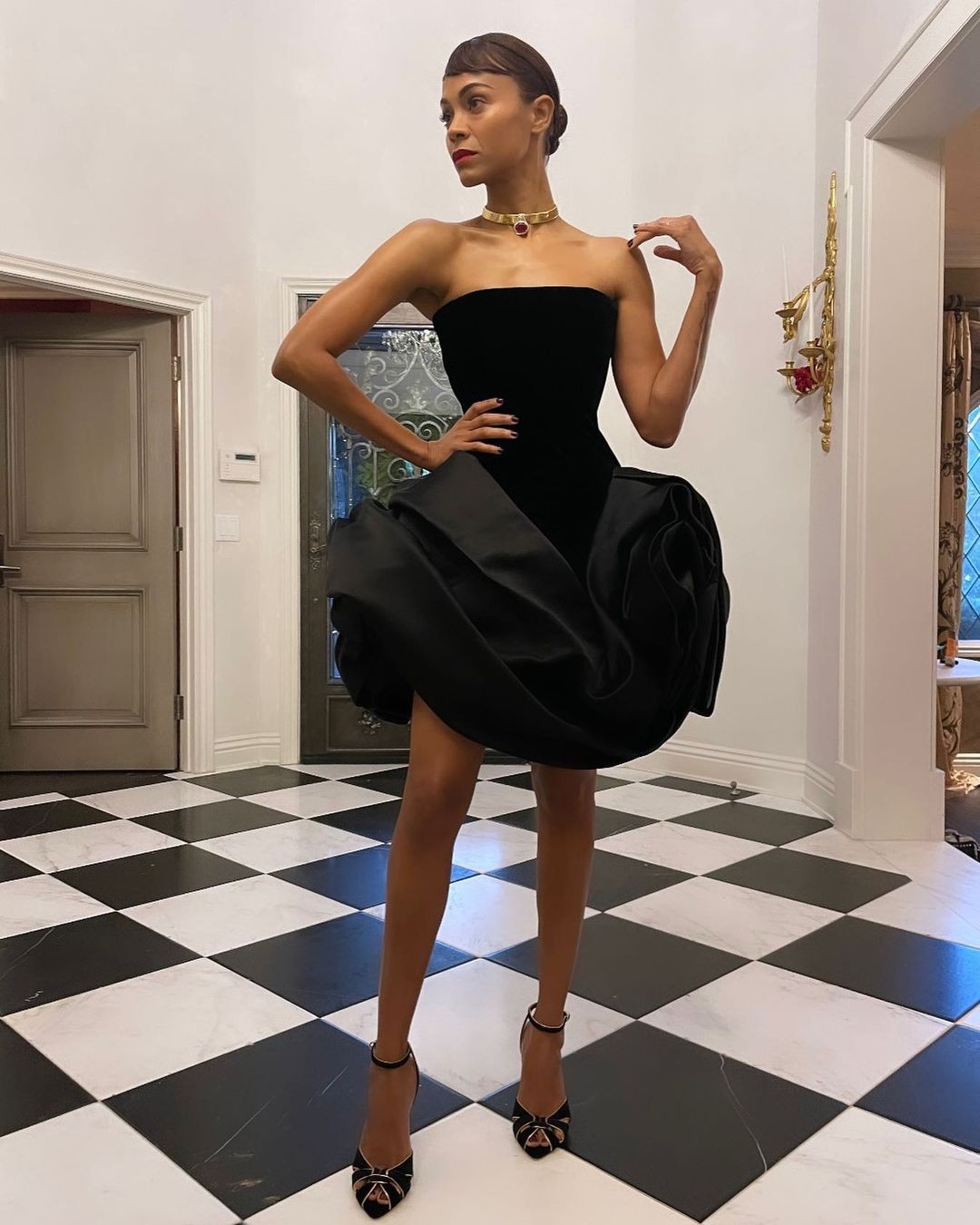 Fashionable Black Celebrities Took Festive Chic For A Spin