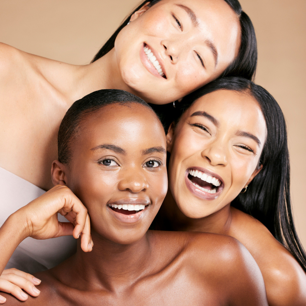 glycolic-acid-benefits-glowing-skin-style-rave-three-women-smiling