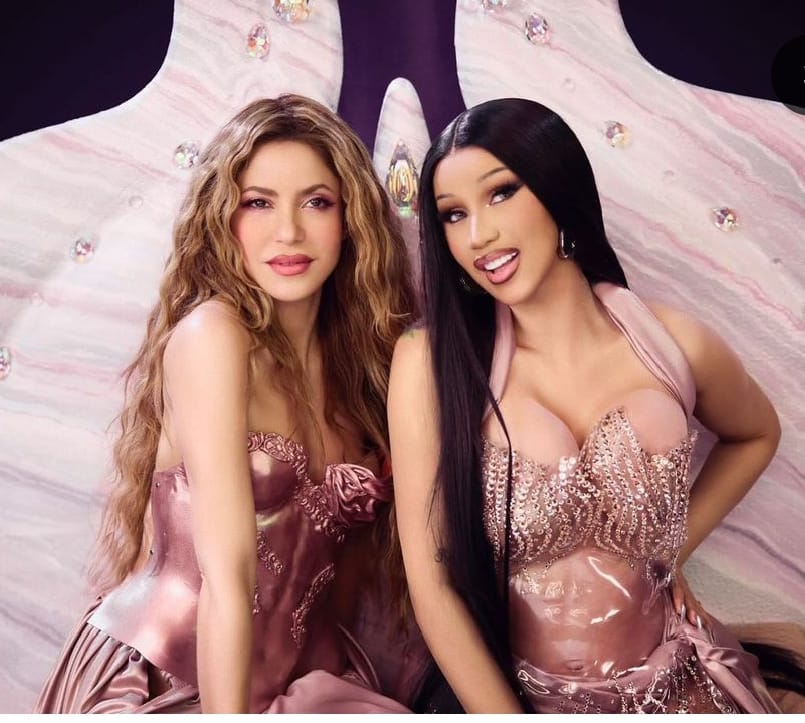 Shakira& Cardi B on Punteria