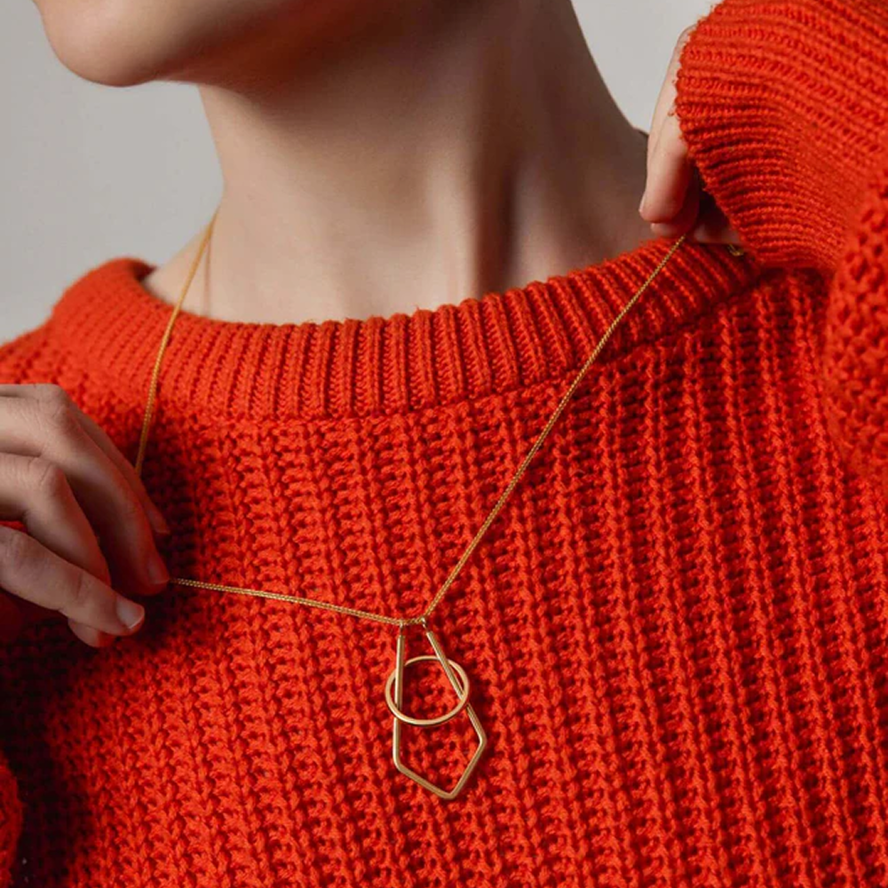 gold ring holder necklace