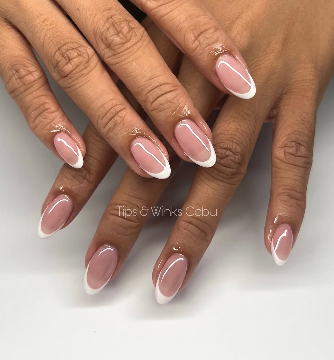 круглая форма ногтей