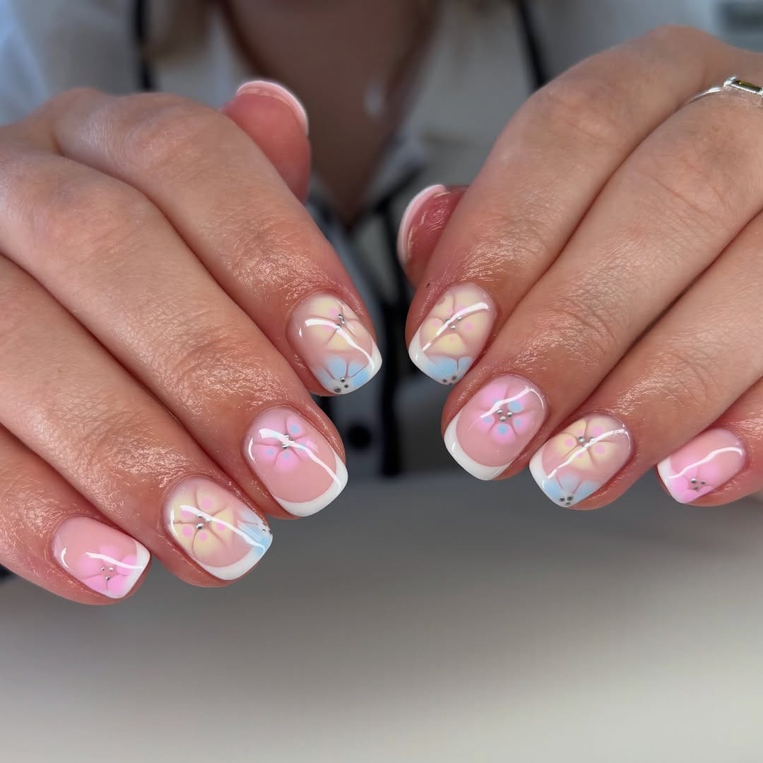 Плоская форма ногтей