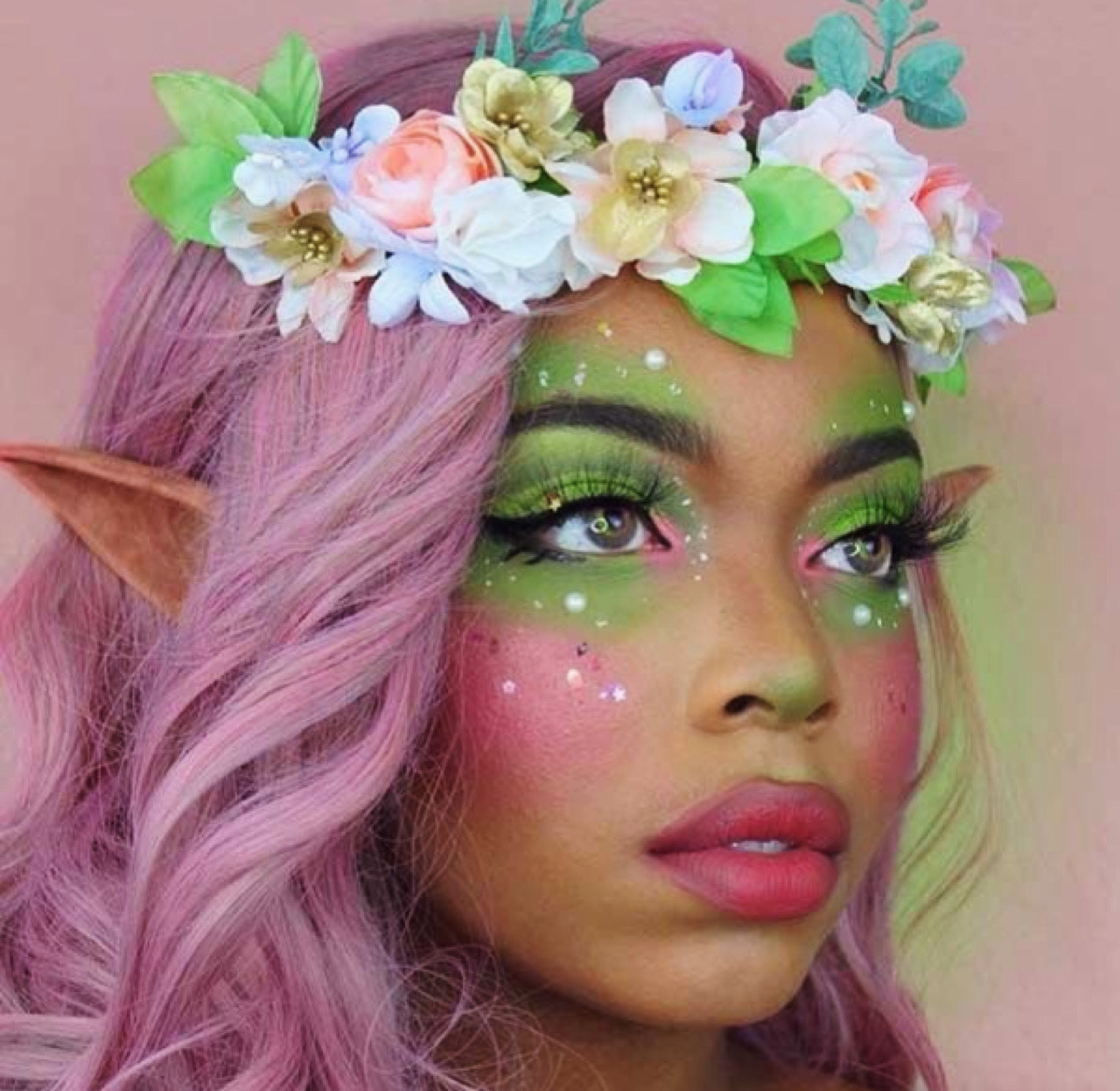 Фея -слагая, сверкающие глаза и стразы - Diy Beauty ищет Хэллоуин 2025, чтобы сиять под лунным светом