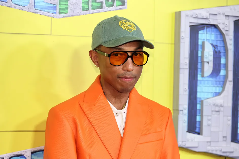 Pharrell Williams attends the "Piece By Piece" New York Premiere