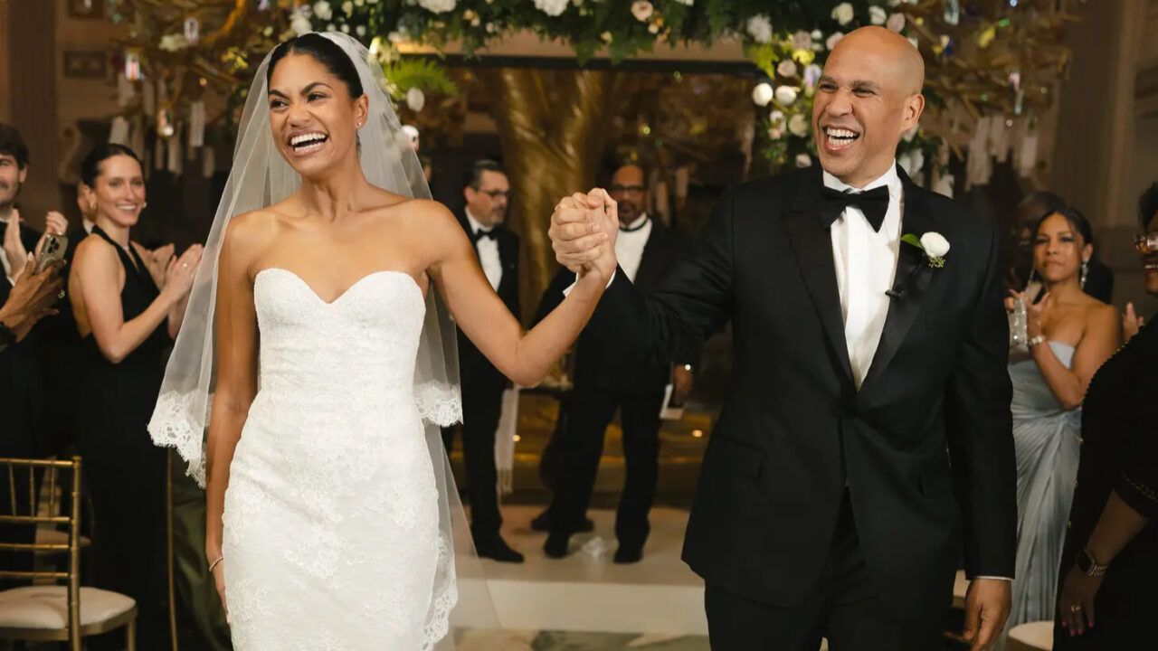 corey-booker-alexis-lewis-married-style-rave