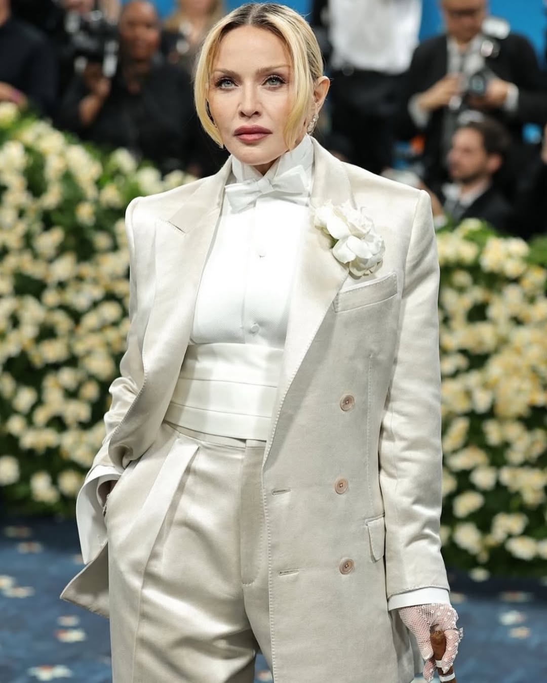 madonna with pillow face filler