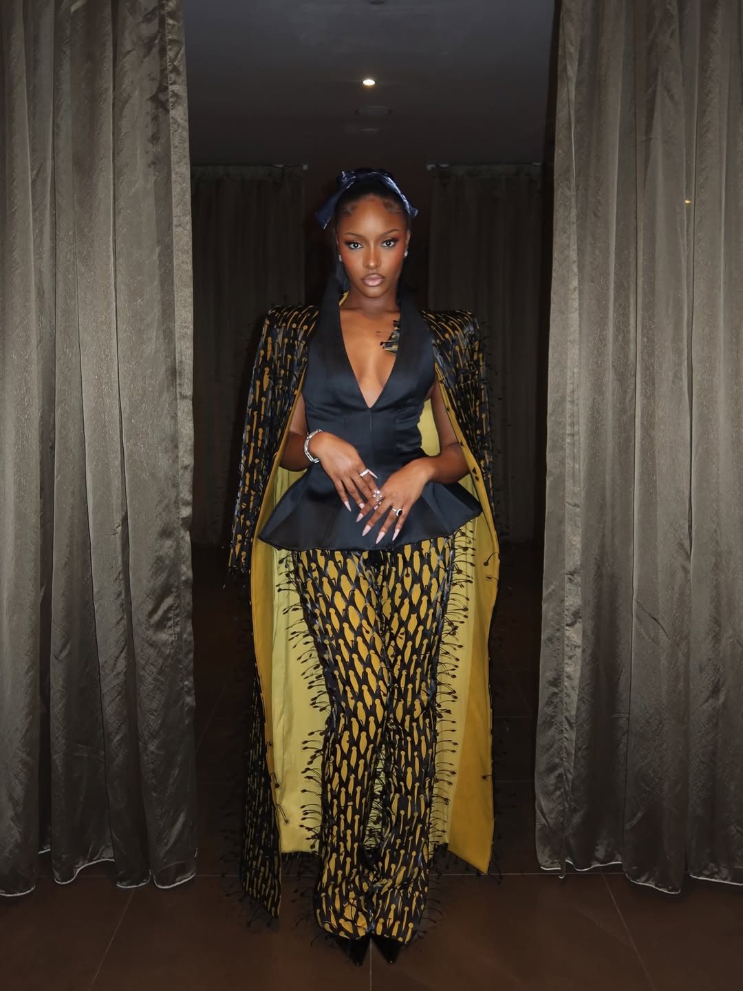 Ayra Starr stuns in a Luar look by Salvatore Vignola, styled by Elly30