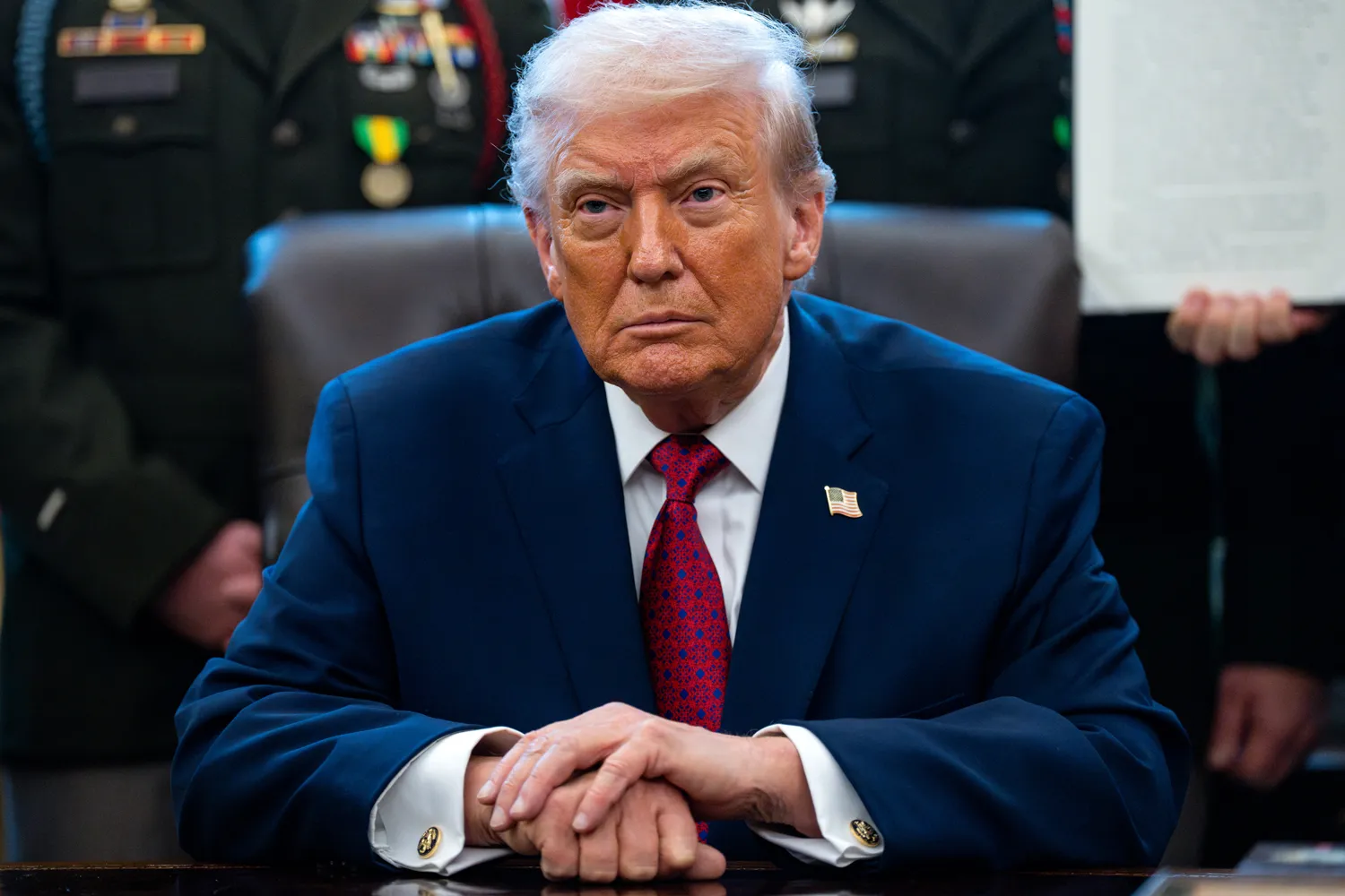 Президент США Дональд Трамп во время вручения медали за защиту границ Мексики 15 декабря 2025 года в Вашингтоне, округ Колумбия.