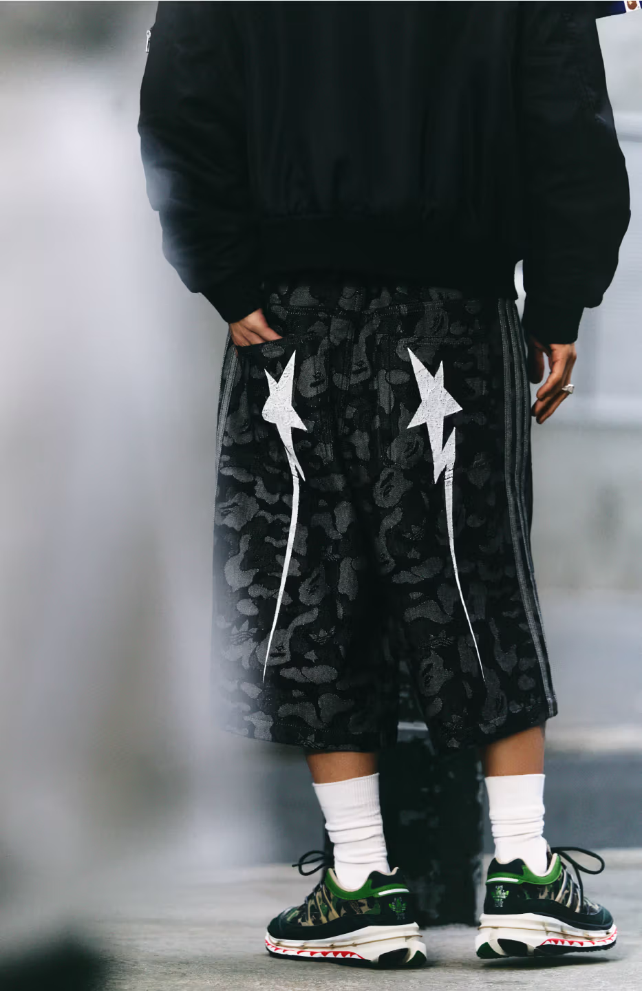 adidas Originals and BAPE footwear