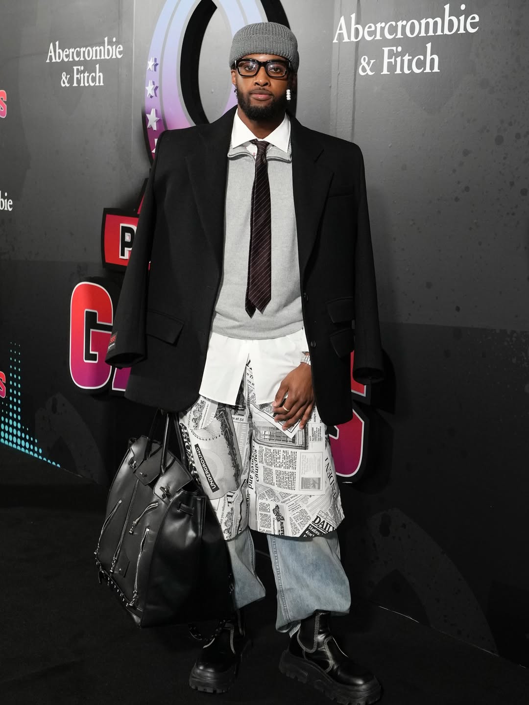 Denzel Ward showcasing his Pro Bowl fit in a bold, fashion-forward look.