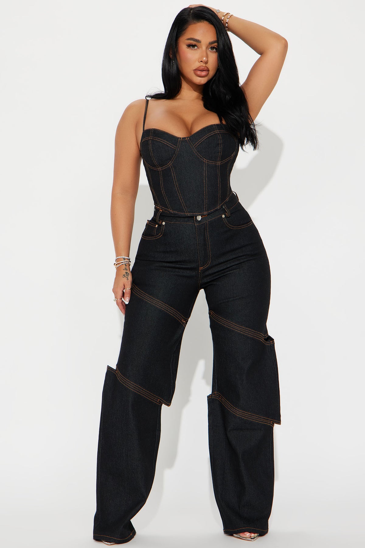 Jenny denim pant set— Stylish Fashion Nova denim sets