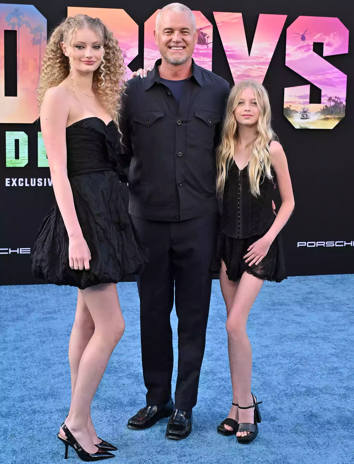 Eric Dane and his daughters, Billie and Georgia