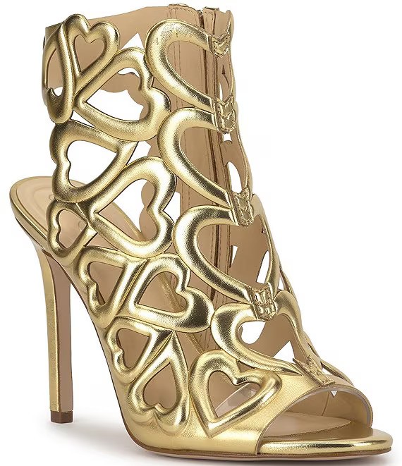 jessica simpson heart cut out sandals shoes