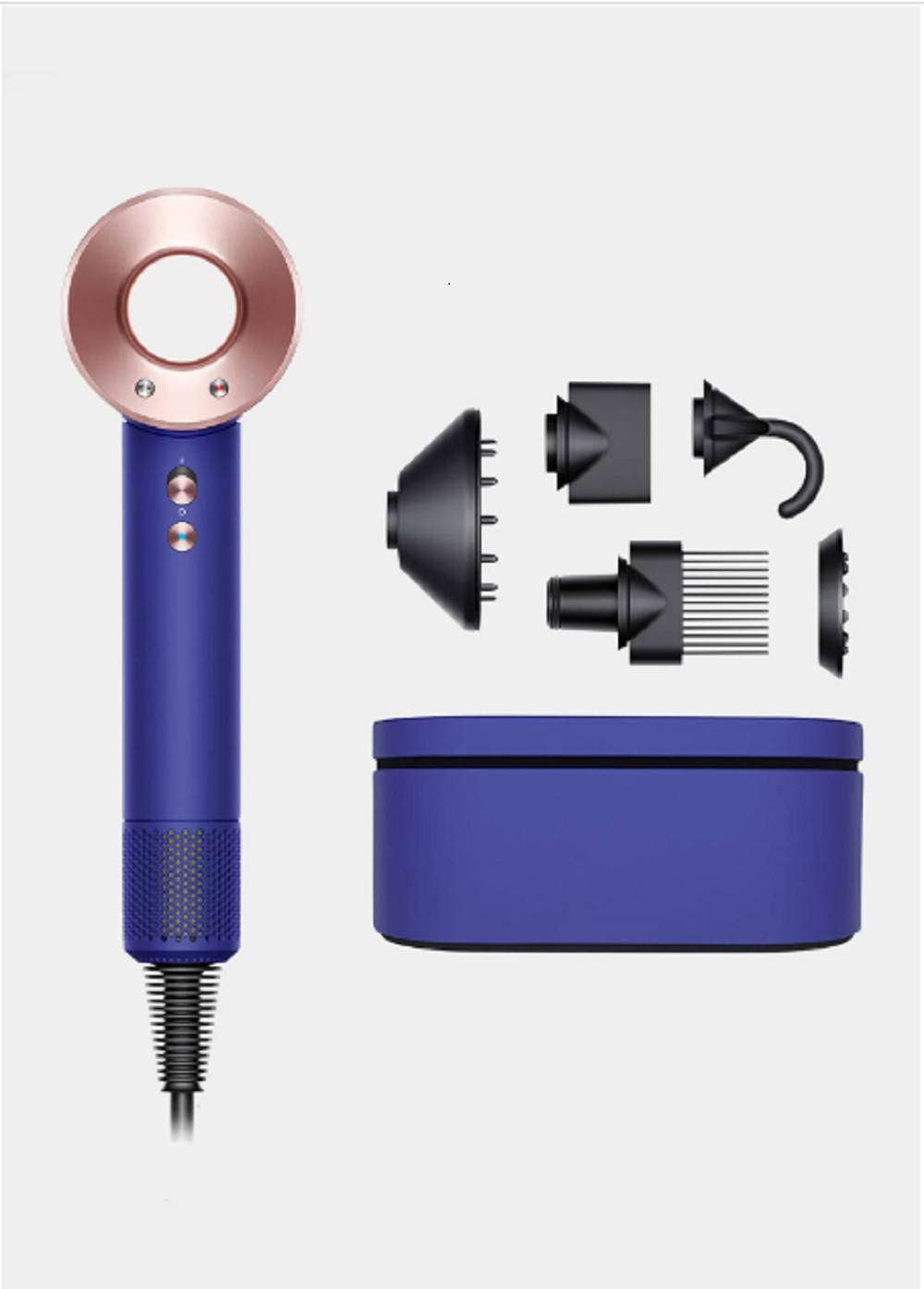 Dyson Supersonic hair dryer with diffuser attachment for curly and natural hair —best hair dryers 2026 