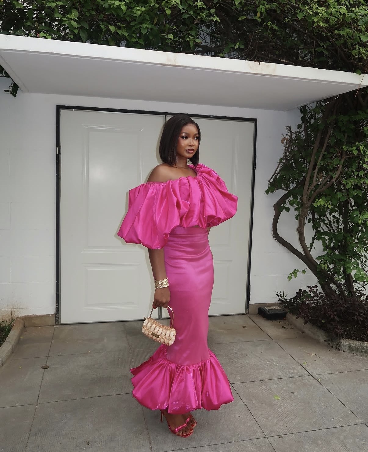 spring wedding guest outfit