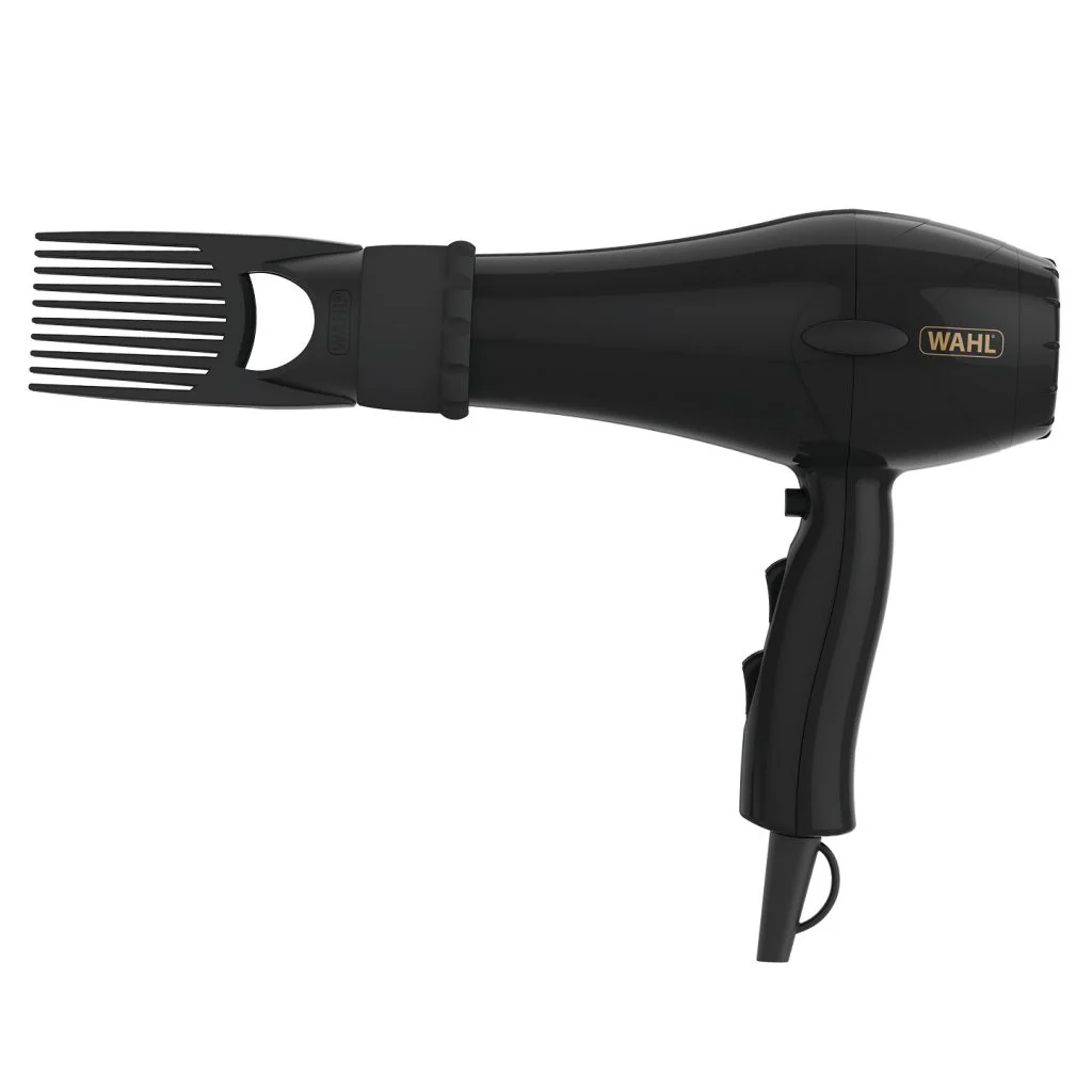 Wahl PowerPik 2 hair dryer with comb attachment for detangling thick natural hair—best hair dryers 2026 