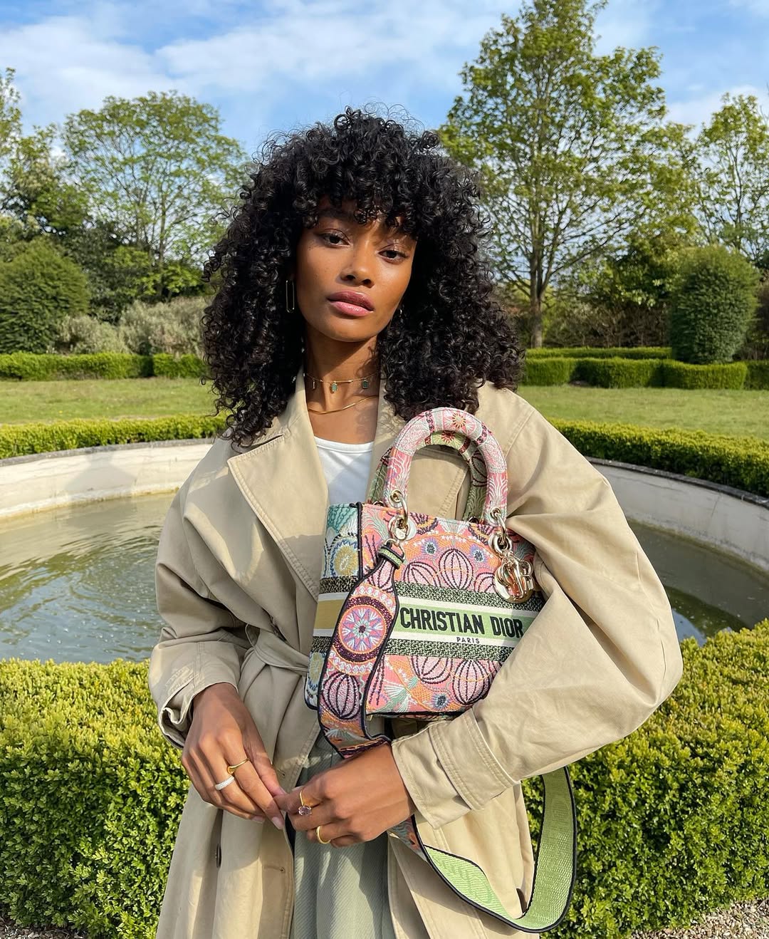 black woman with textured shag hair