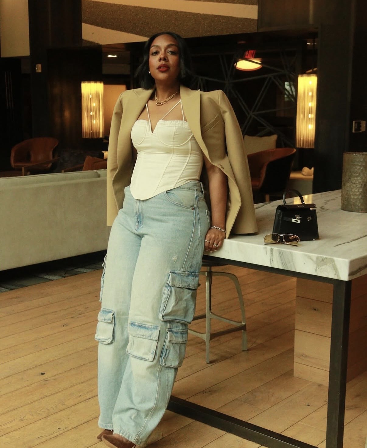 cargo pants outfit women