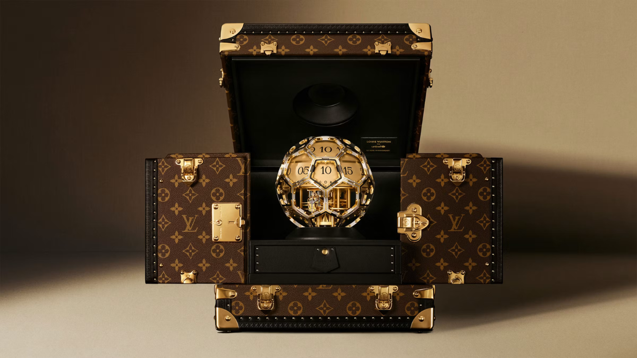 Louis Vuitton Is Auctioning a Soccer Ball Clock for UNICEF, and the Craftsmanship Is Extraordinary Louis Vuitton Is Auctioning a Soccer Ball Clock for UNICEF, and the Craftsmanship Is Extraordinary