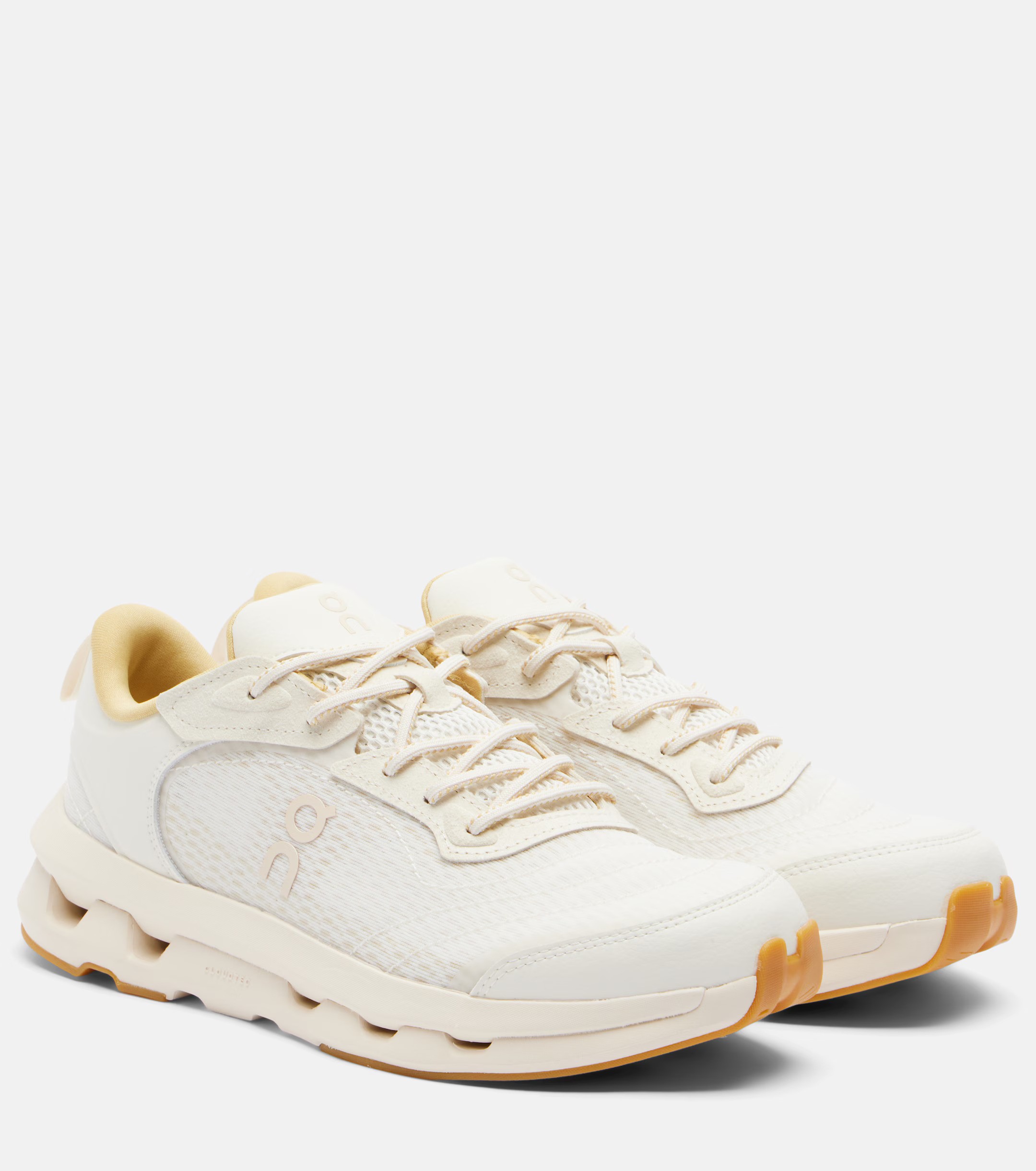 white sports shoes