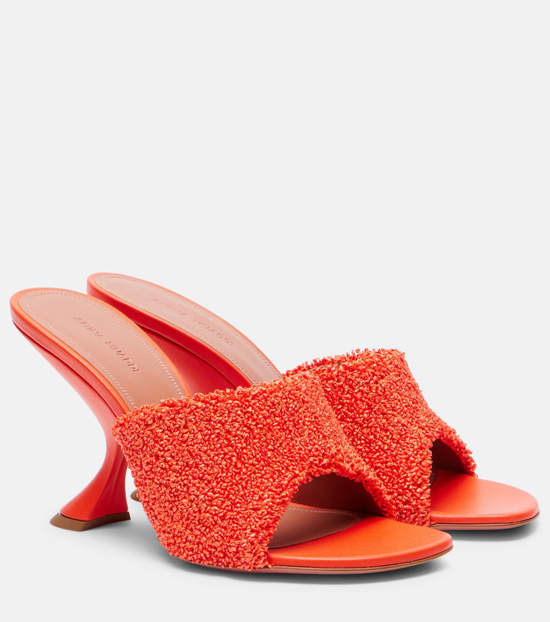 amina muaddi orange mules