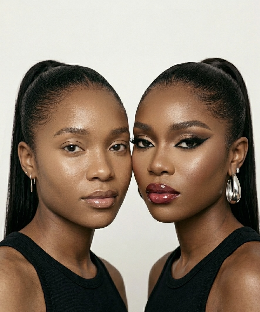 skin minimalism full glam