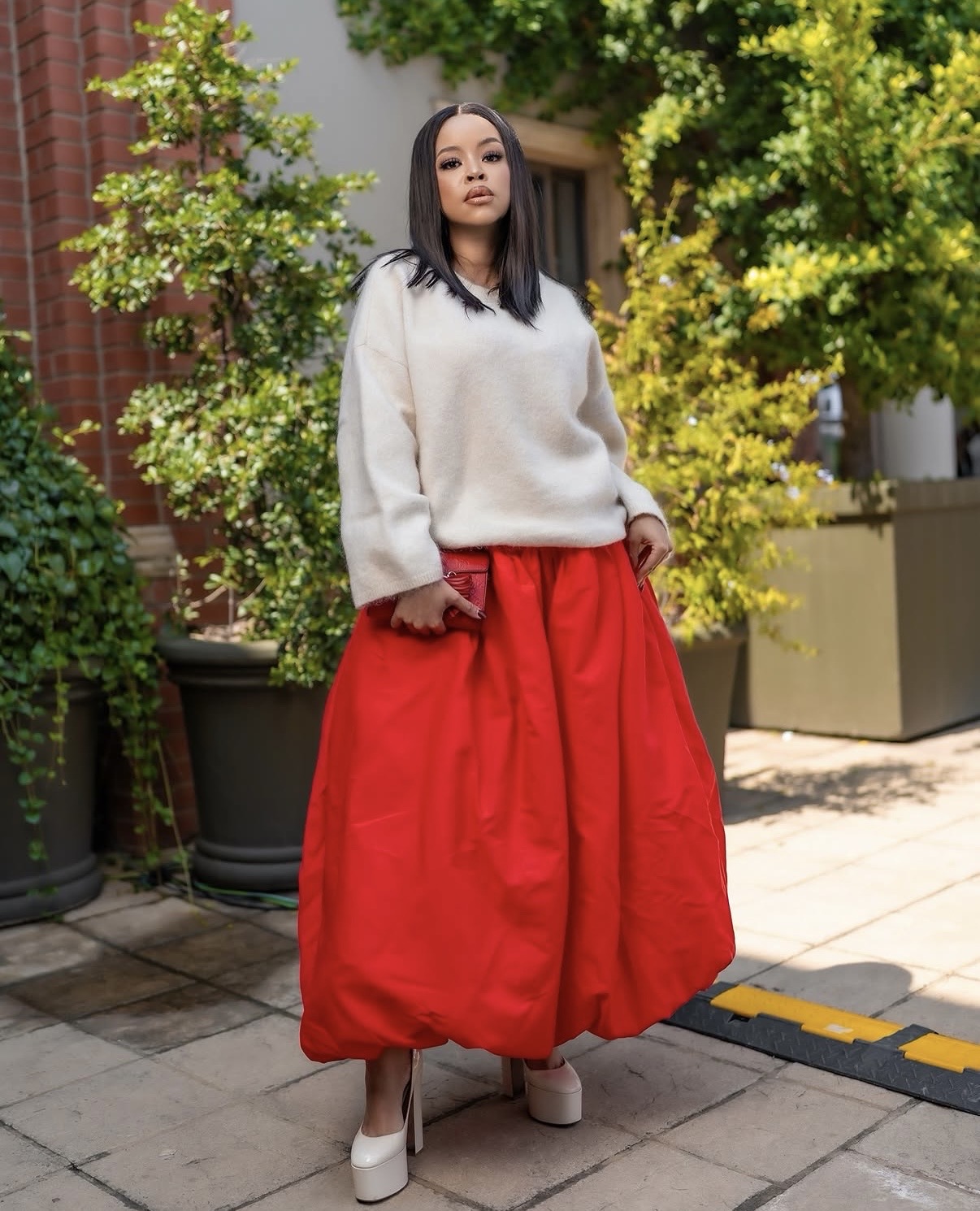 Bubble outfit styling