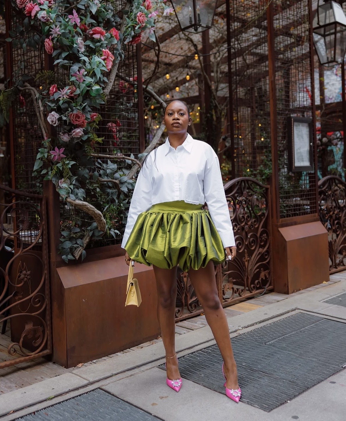 Bubble outfit styling