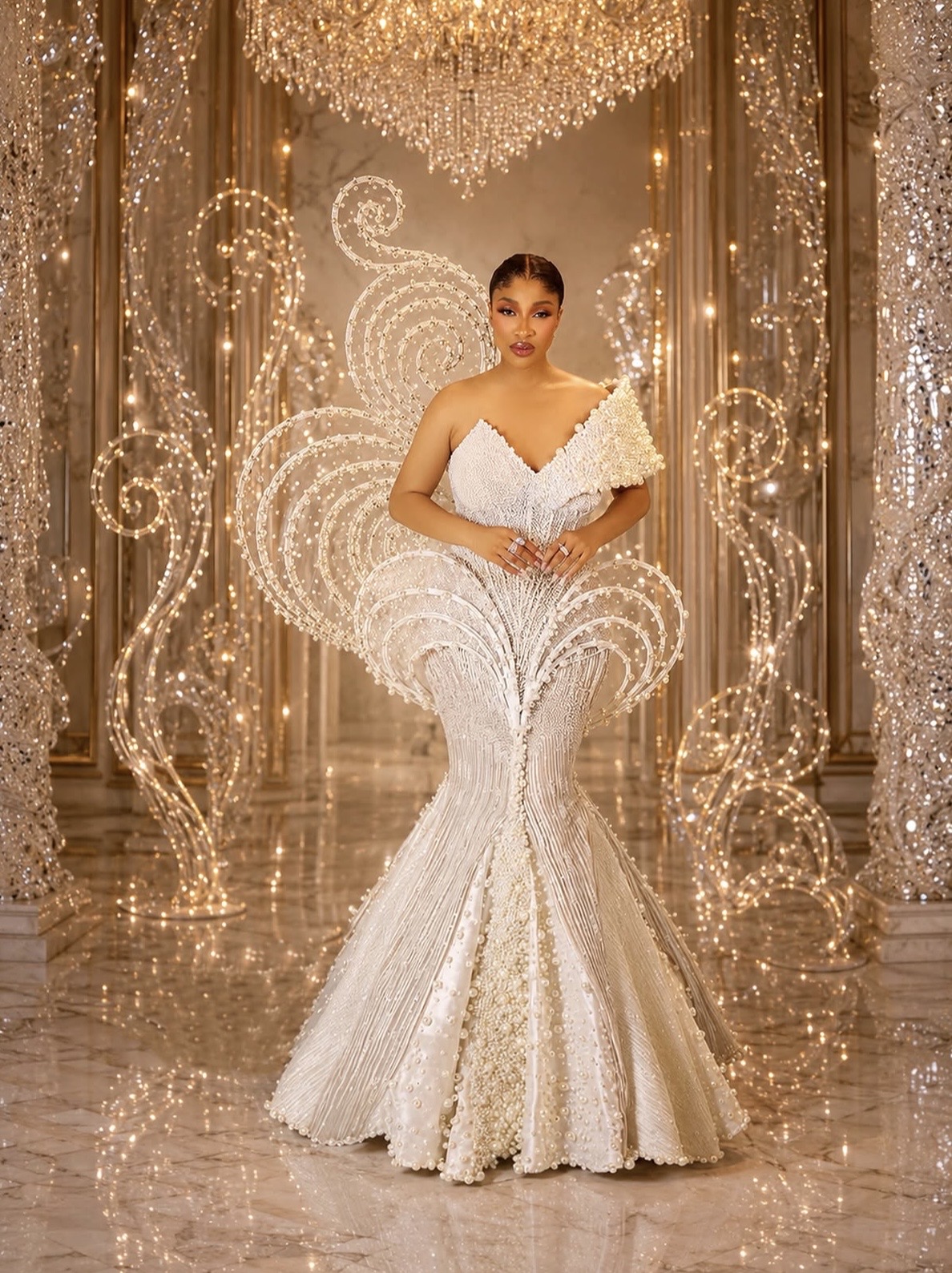 Nigerian celebrity statement fashion