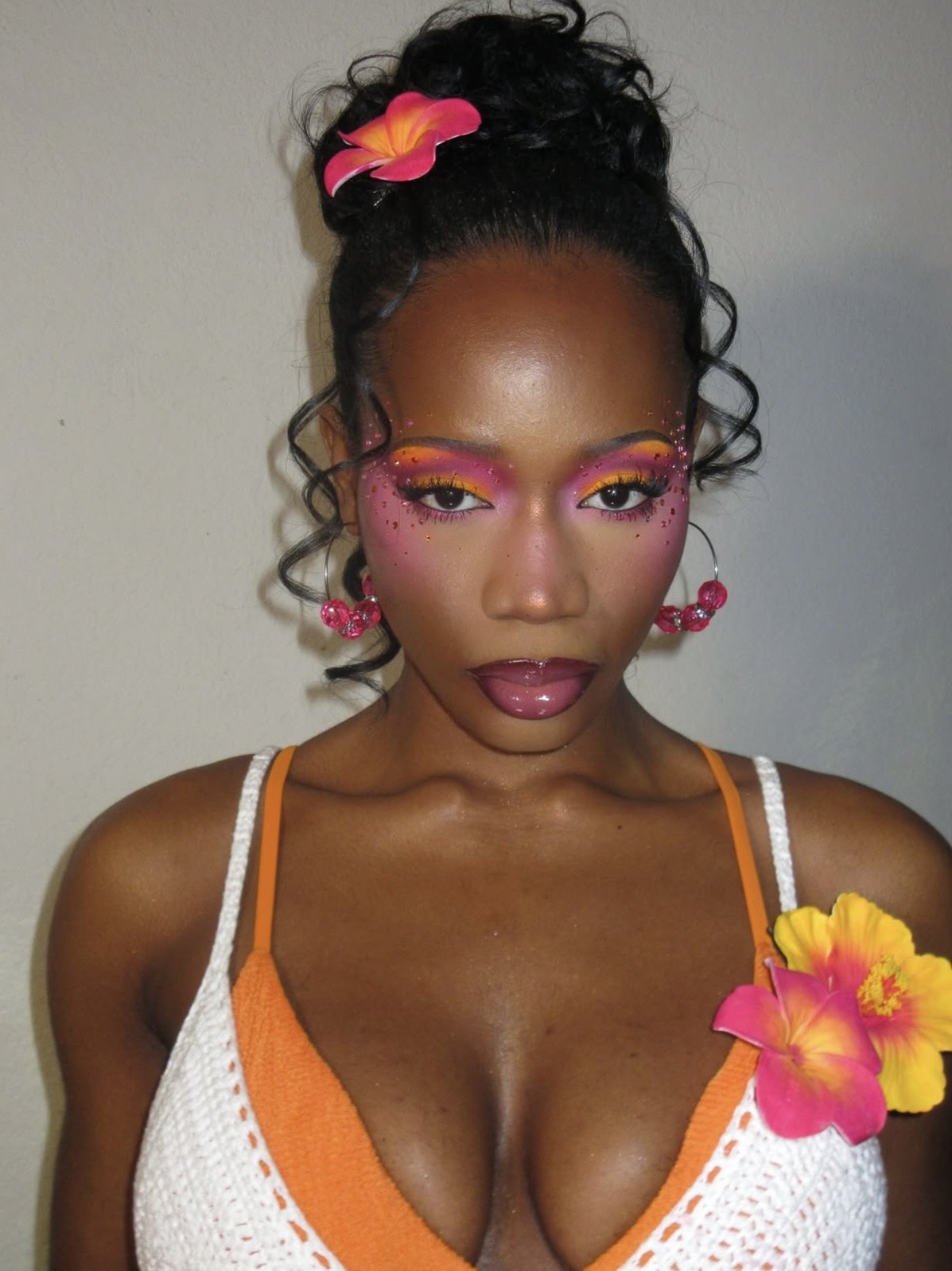 Summer festival eye makeup