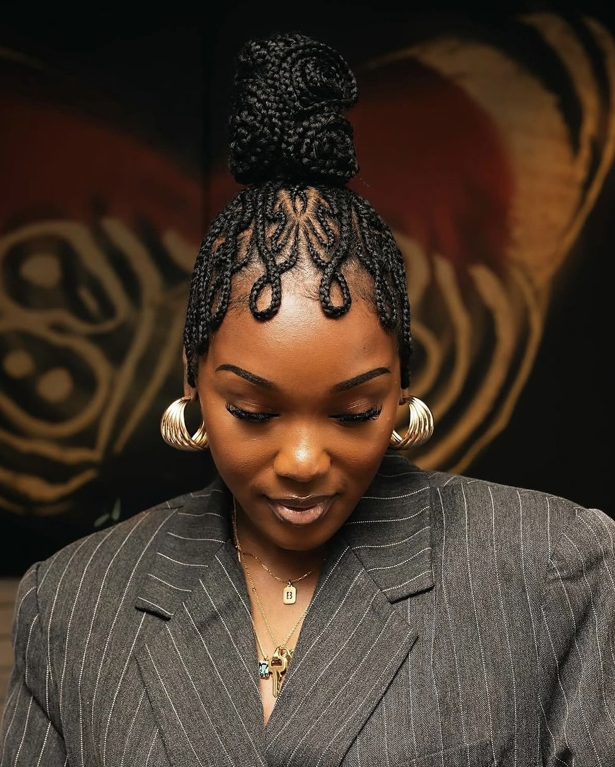 Summer braided updo hairstyles