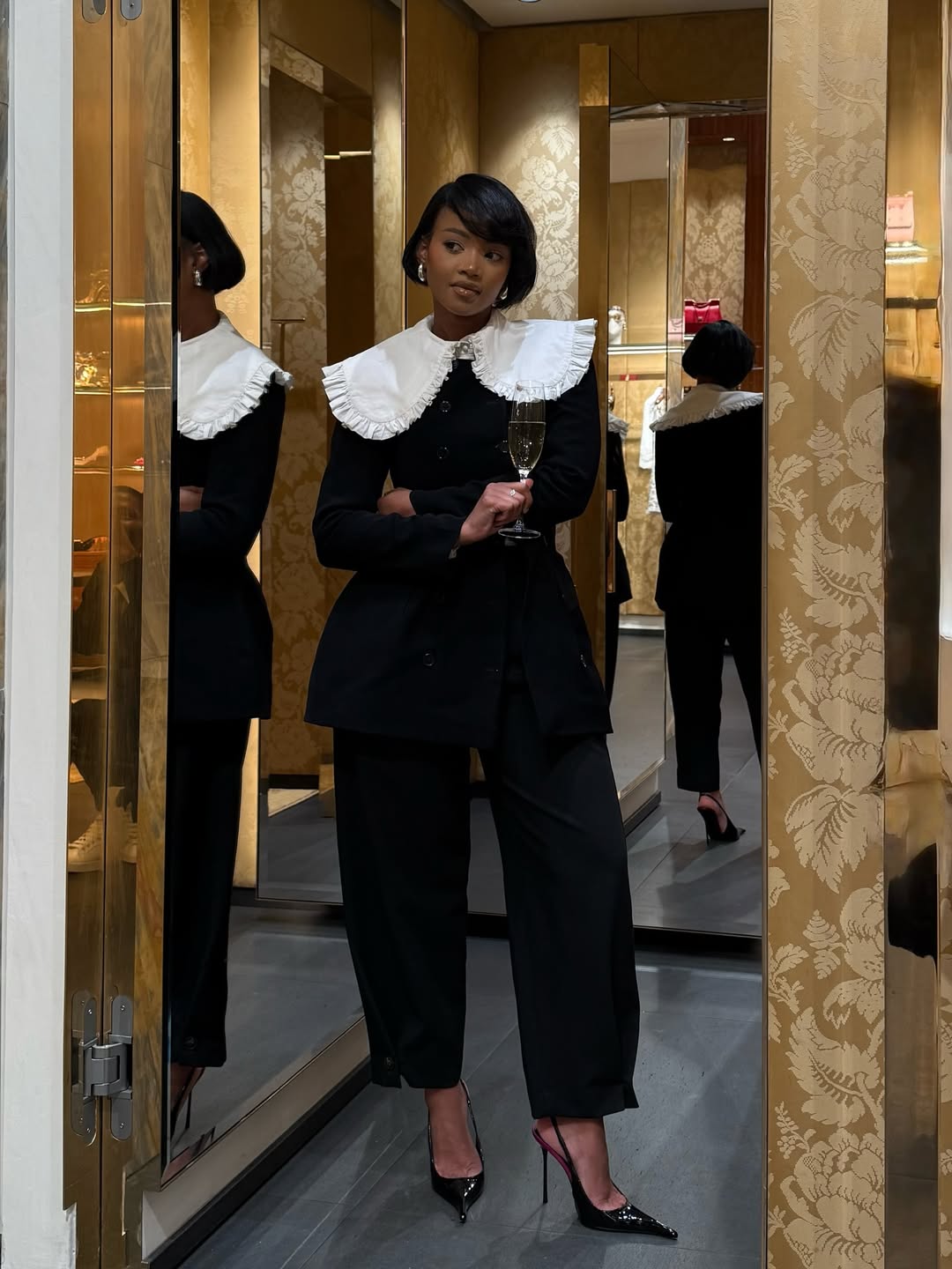 Capsule wardrobe neutral tones timeless pieces representing personal quiet luxury approach 2026