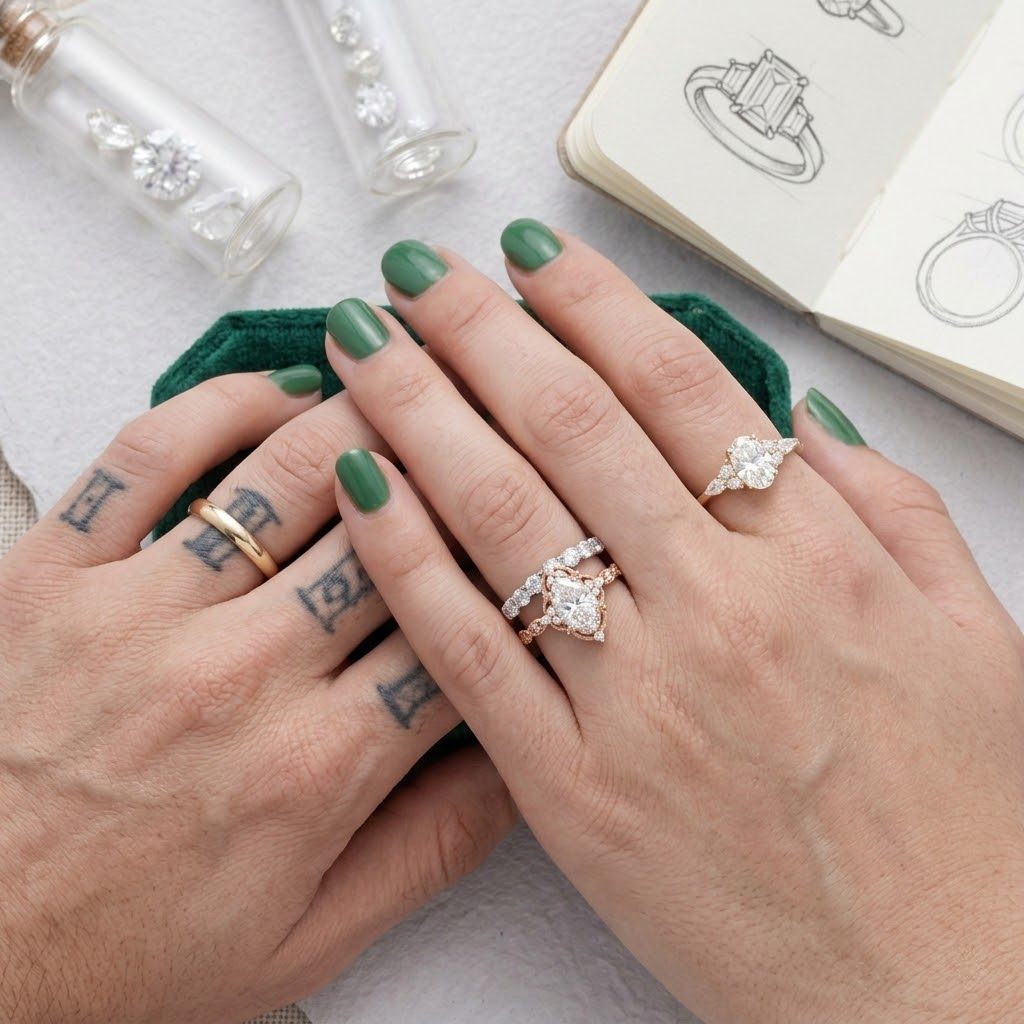 moissanite ring