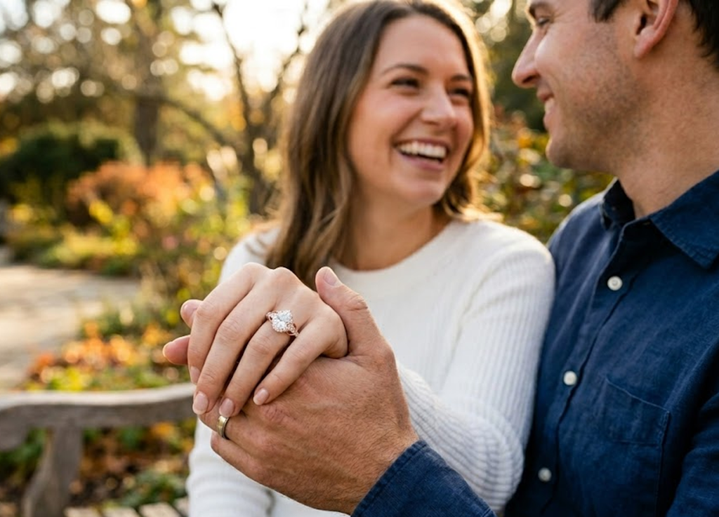 moissanite ring
