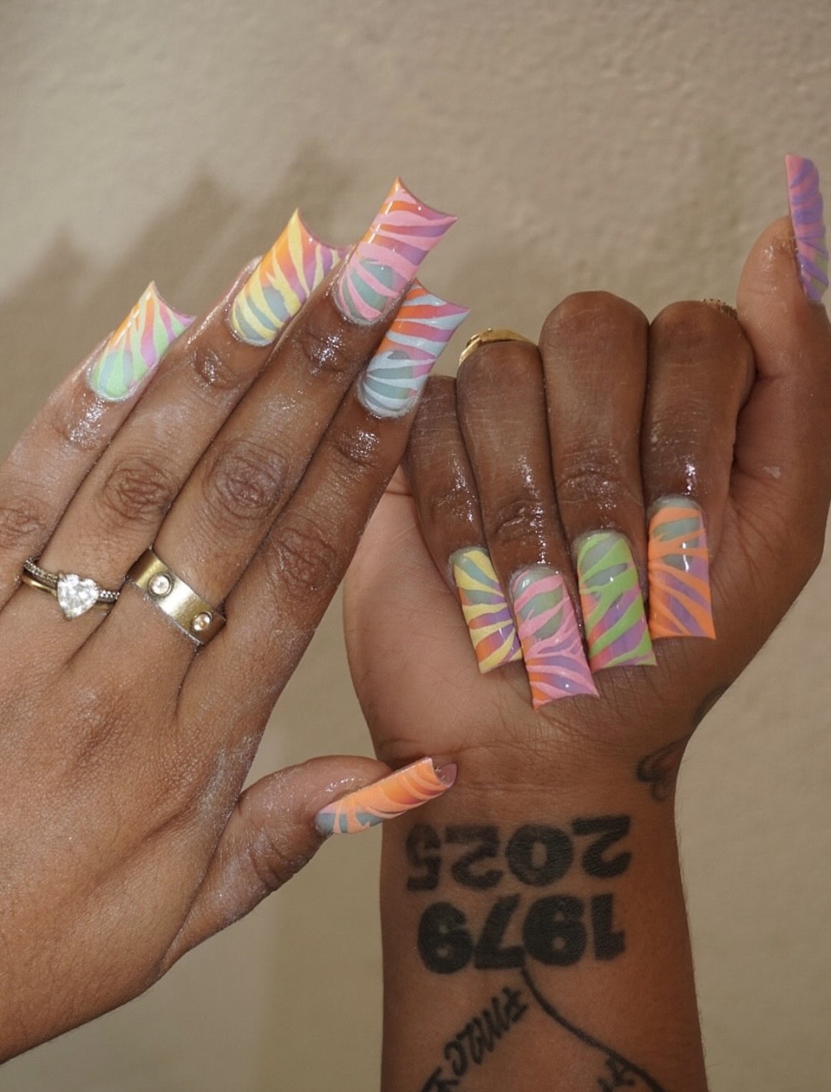 summer duck nails