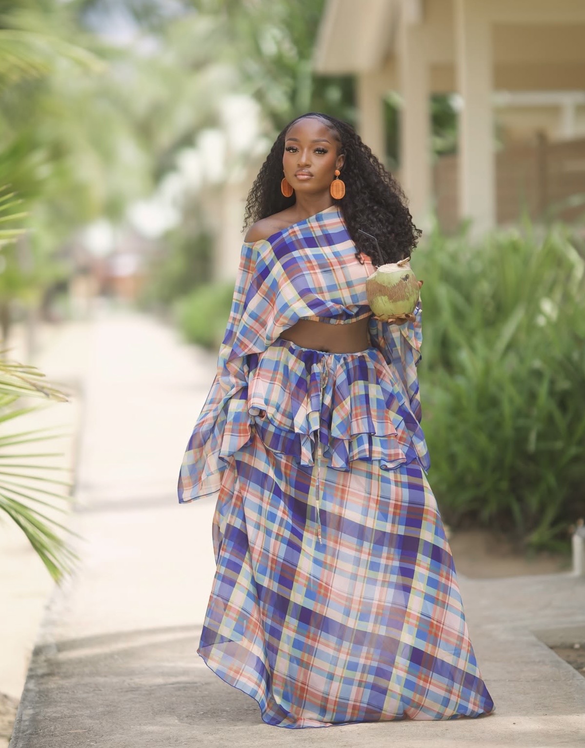 Maxi skirt set summer outfit